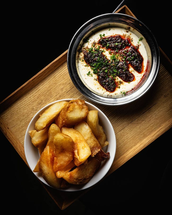 the popular potato wedges on 20 chapel's bottomless lunch menu