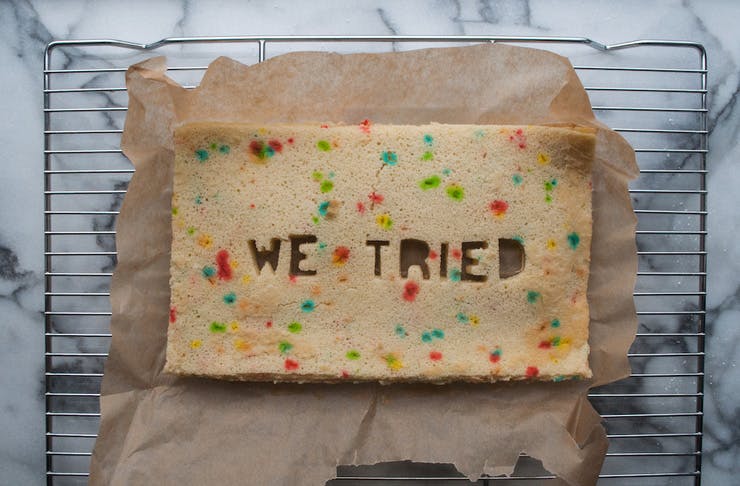 break up cake