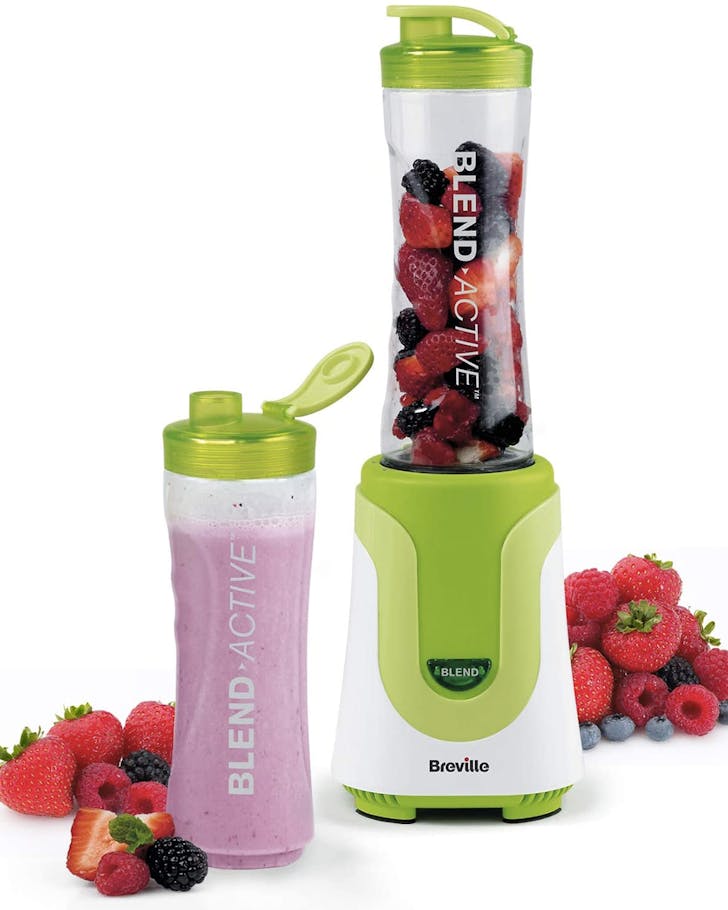 A mini fruit blender.