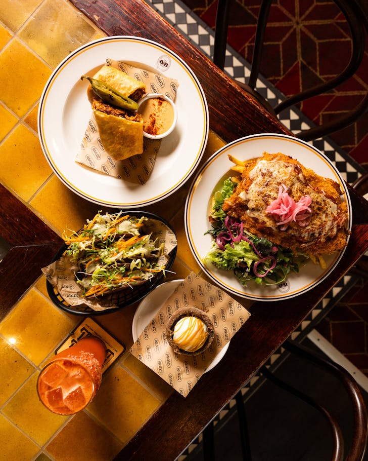 Bat and Ball Maiz menu