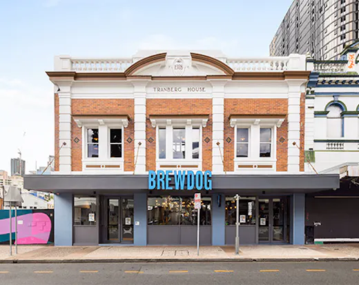 the front facade of the heritage building BrewDog is in