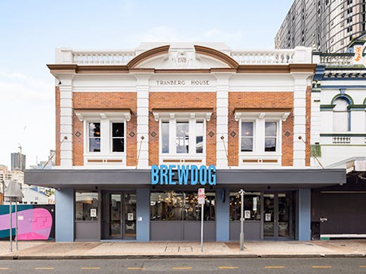 the front facade of the heritage building BrewDog is in