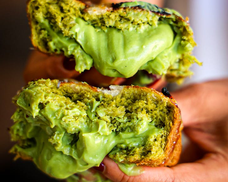 brulee matcha hot cross bun sydney guy turland the depot bondi