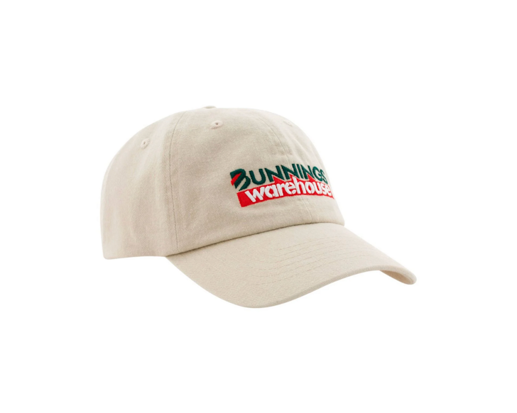 A Bunnings Beige Cap Washed Colour.