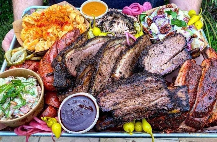 a plate of juicy looking meats