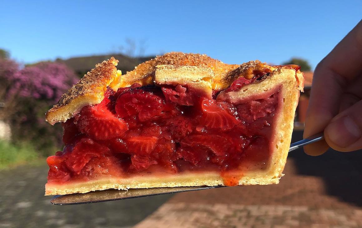 Strawberry pie from Butter Crumbs