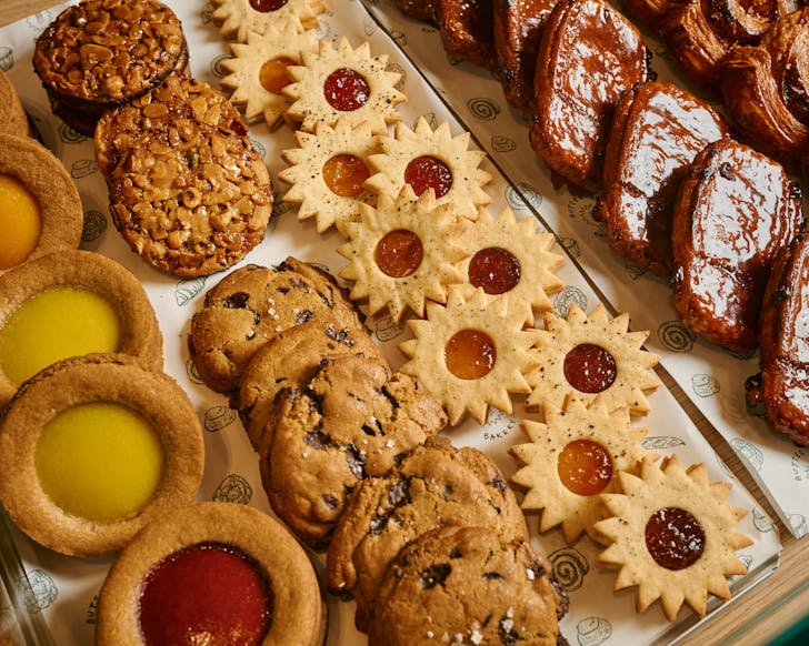 A tray of assorted cookies from Butter Days Bakery