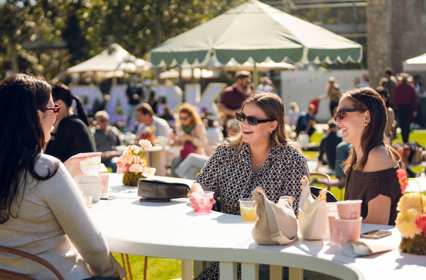 people at providore park festival 