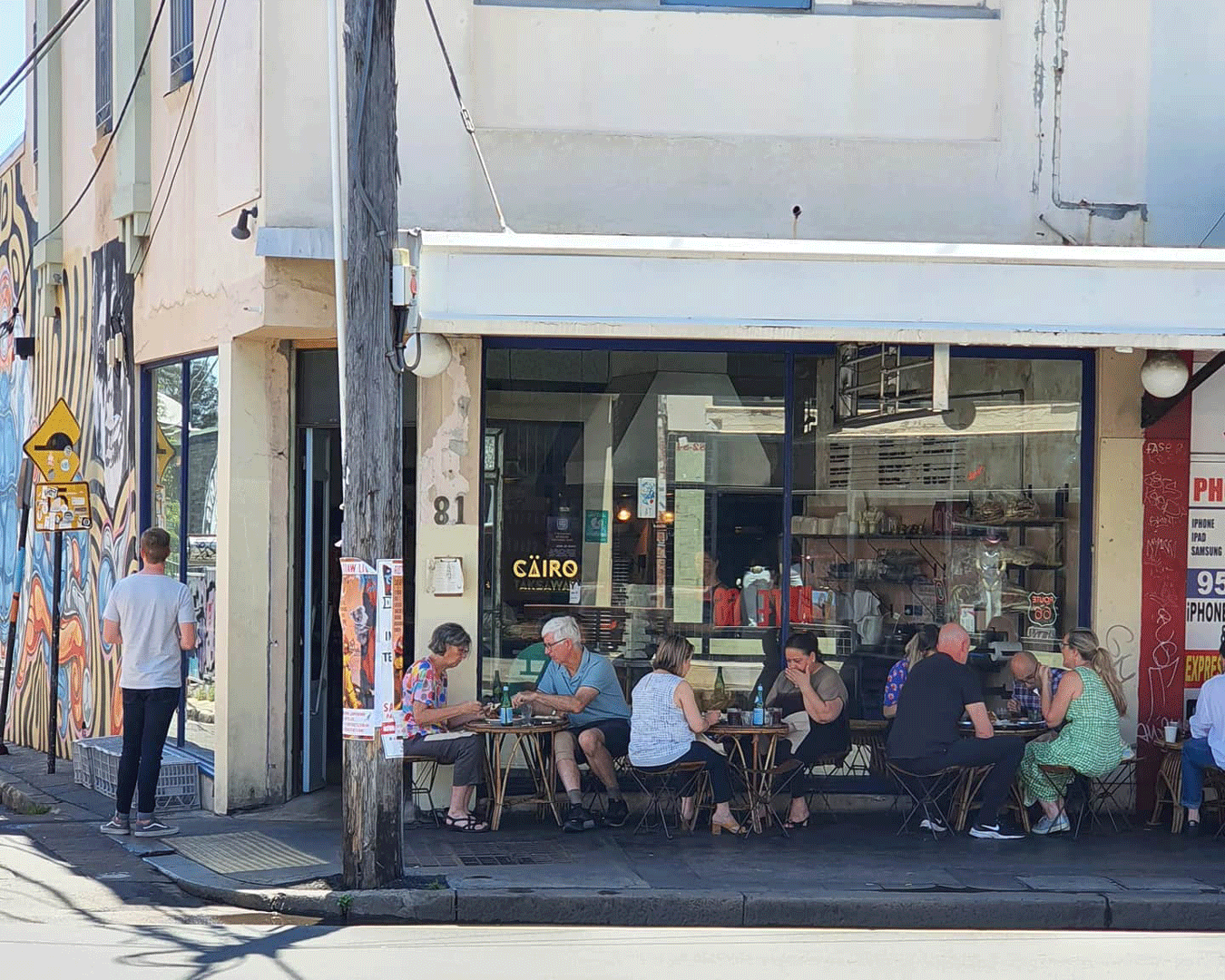 Exterior of restaurant