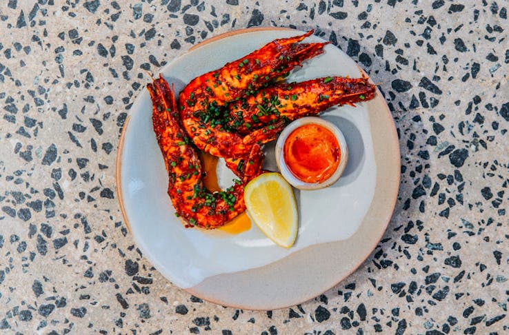 A prawn dish from Calita. 