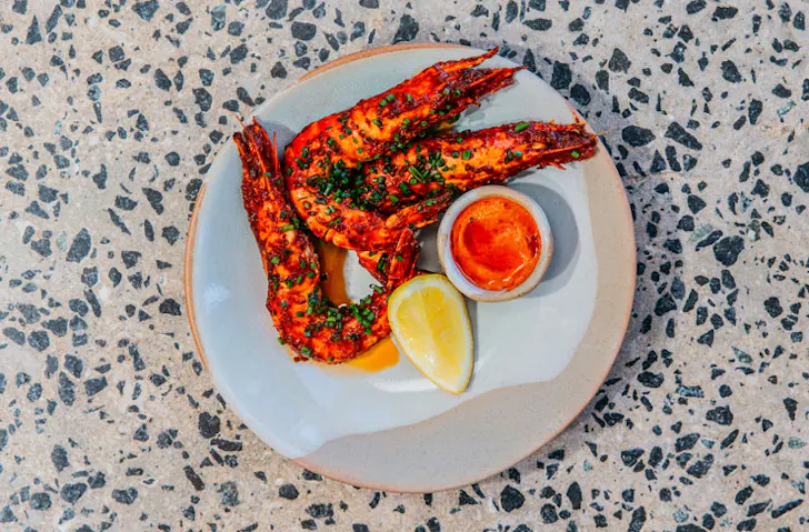 A prawn dish from Calita. 