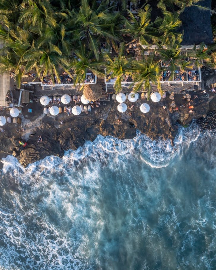 Echo Beach surfing Bali