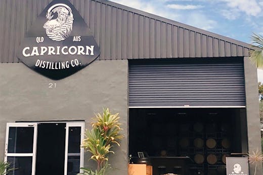 the exterior of capricorn distilling in burleigh