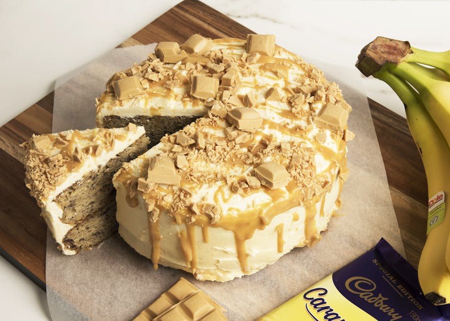 Move Over Banana Bread, Caramilk Banana Cake Exists And Here's How To
