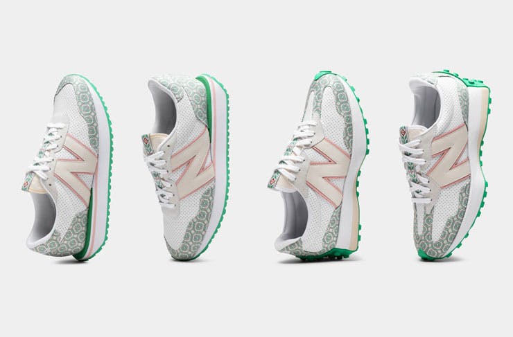 The new Casablanca x New Balance sneakers. 