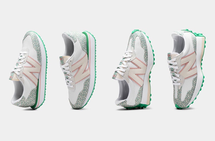 The new Casablanca x New Balance sneakers. 