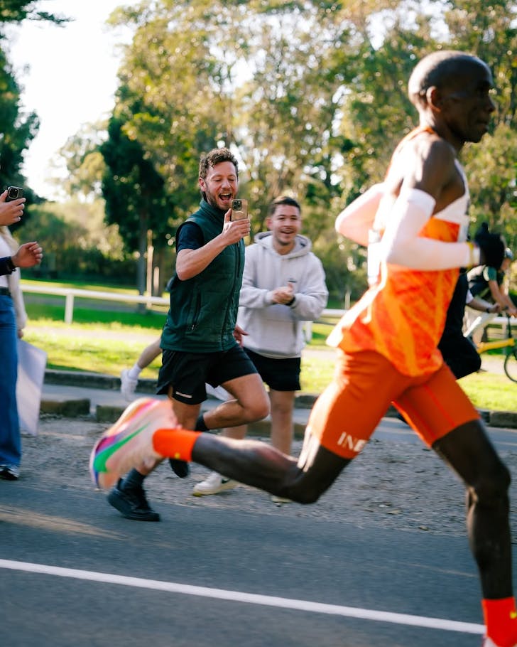 Runners at Centennial Parklands