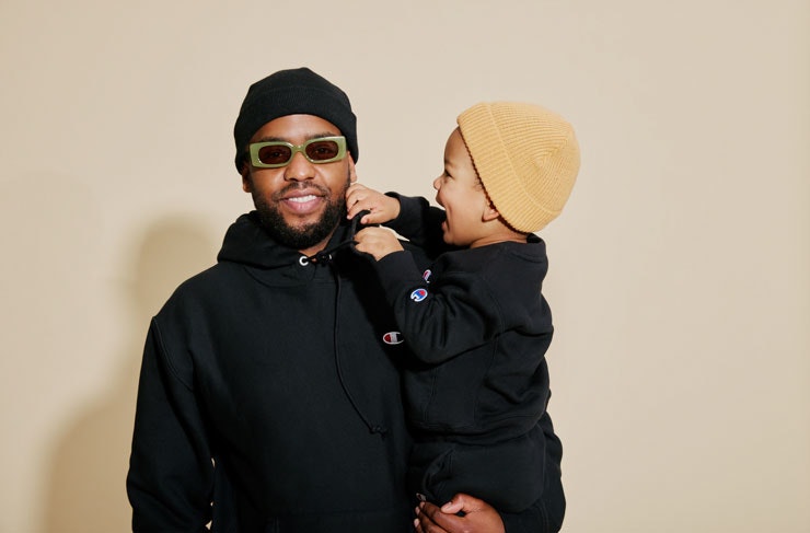 models wearing Champion toddler range