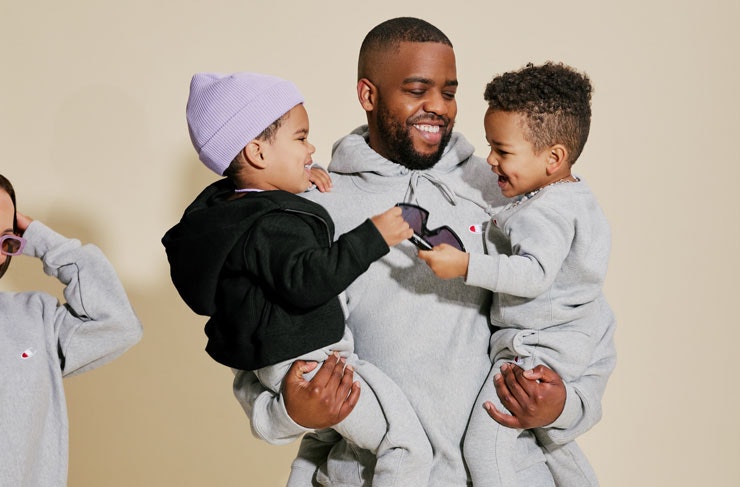 models wearing Champion toddler range