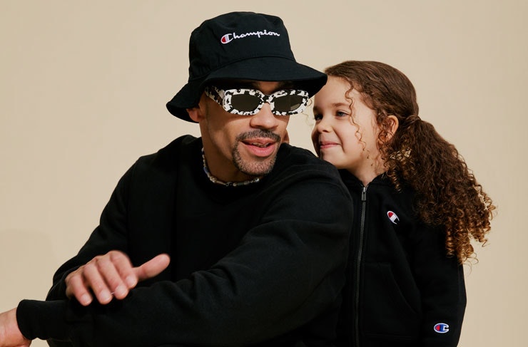 models wearing Champion toddler range