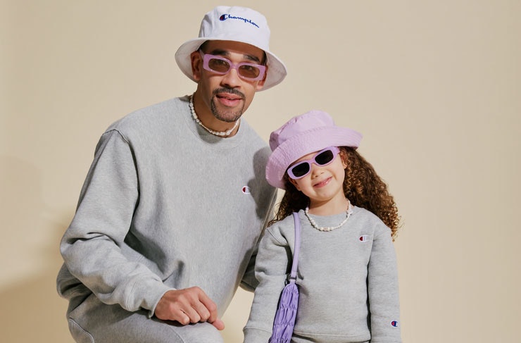 models wearing Champion toddler range