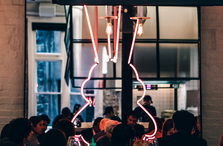 People dining in Chin Chin.
