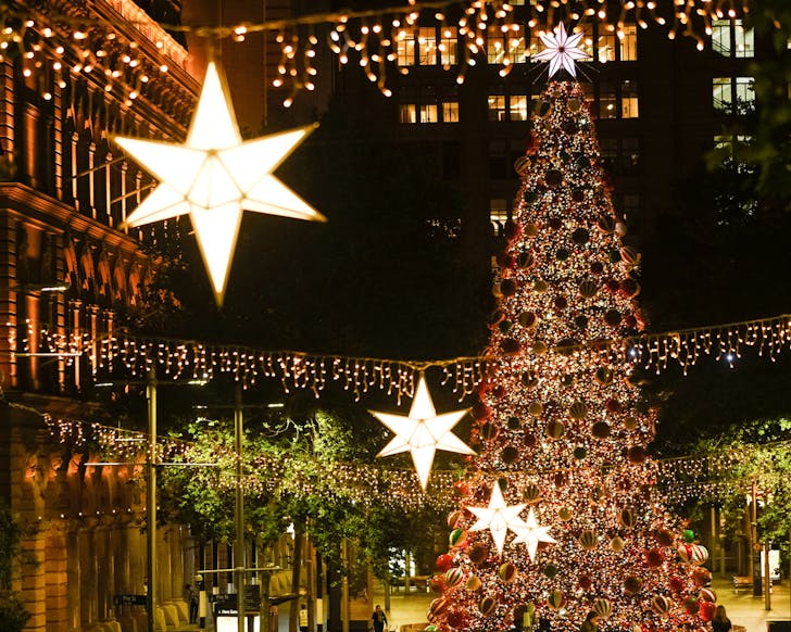 christmas lights sydney this weekend 