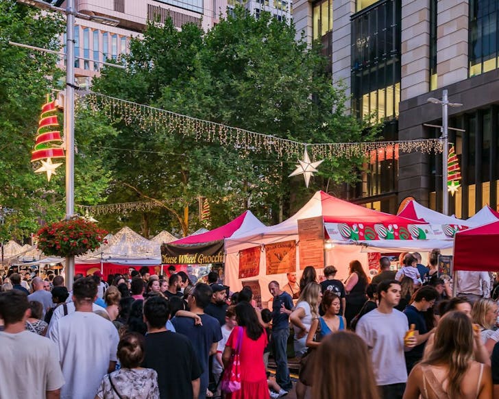 martin place christmas market, one of the best christmas markets in sydney 2025