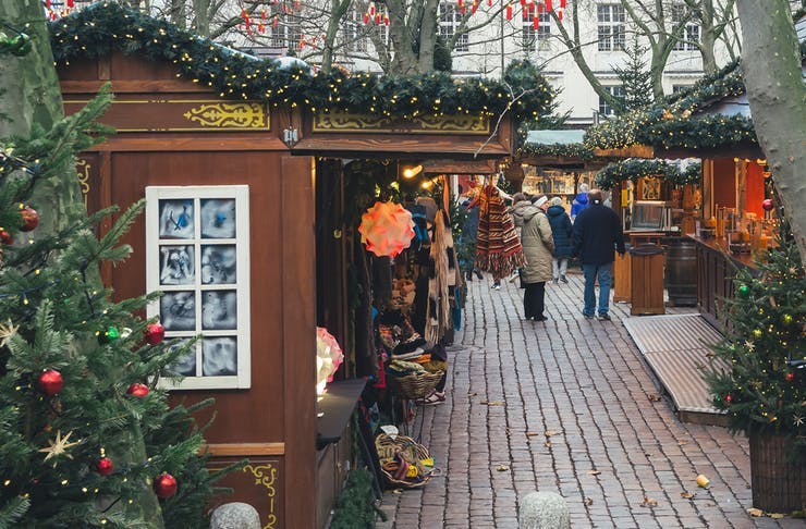 A French-style Christmas market