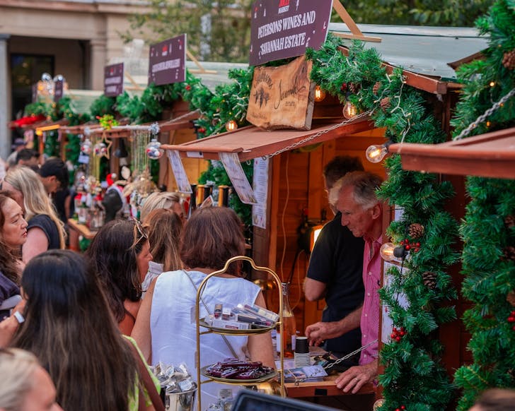 christmas markets sydney le jolly market