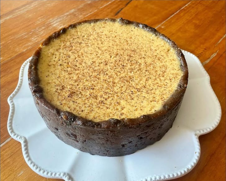 christmas treats sydney porcine plum pudding custard tart