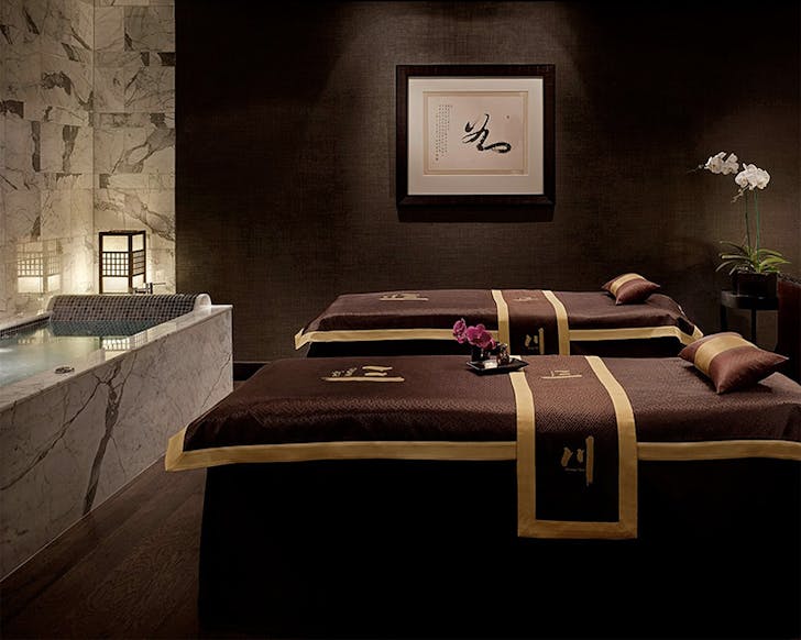 The lush interior at Chuan Spa at Cordis Auckland.