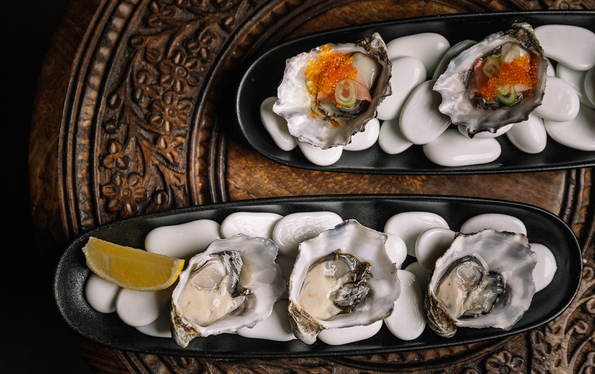 oysters in their shells