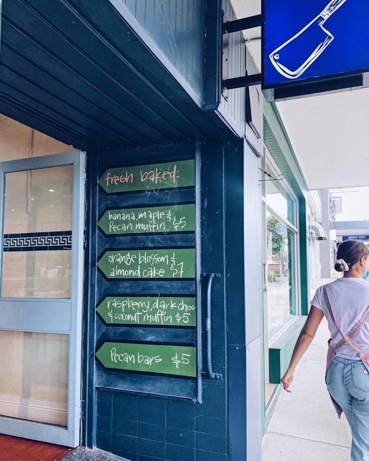 Cleaver cafe chalkboard with daily specials