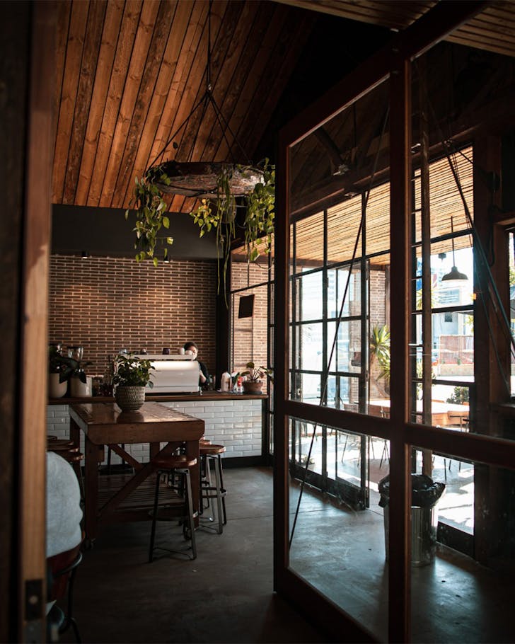 inside Brisbane coffee shop Collingwood Blac