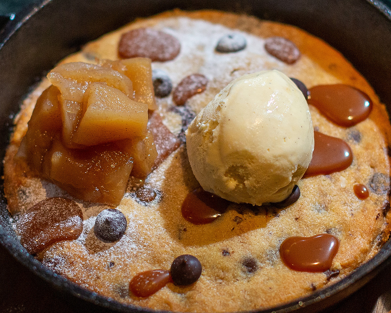 The moreish skillet cookie.