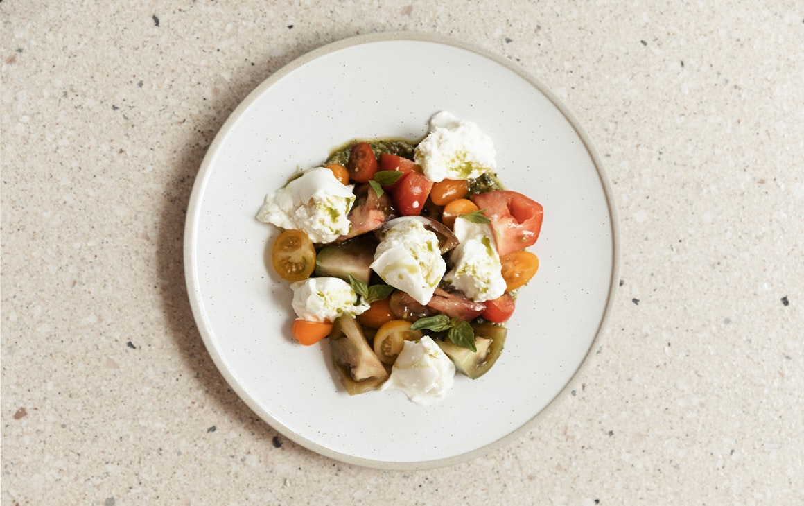 mozarella and tomato dish
