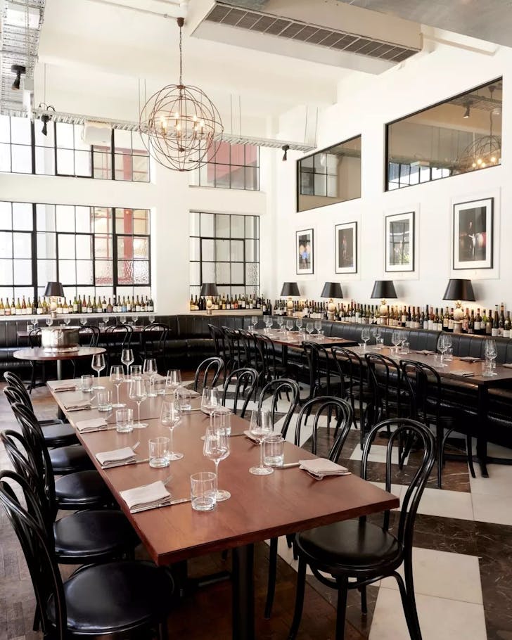 Inside The Heritage restaurant in Perth