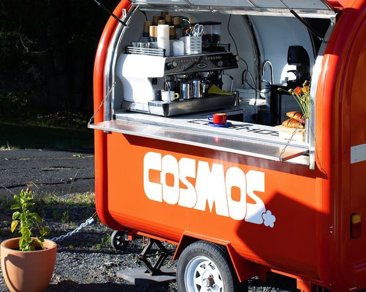 Cosmos coffee cart byron bay