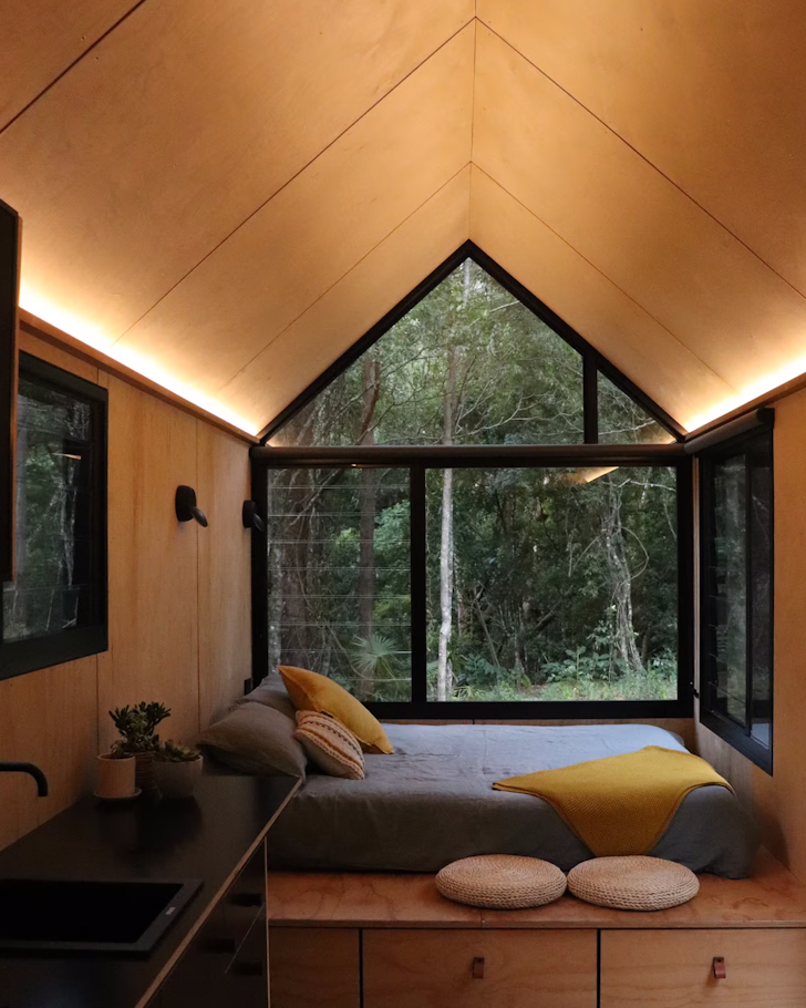 creekside tiny house foxground airbnb tiny home nsw near sydney