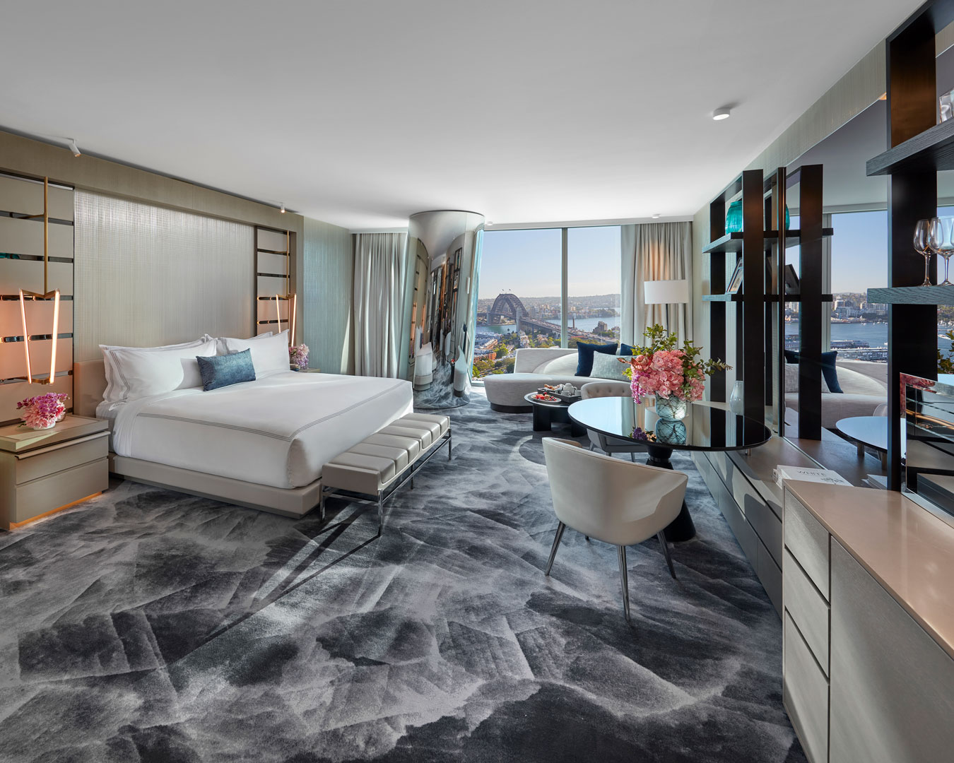 A suite at Crown Towers, one of the best hotels in Sydney