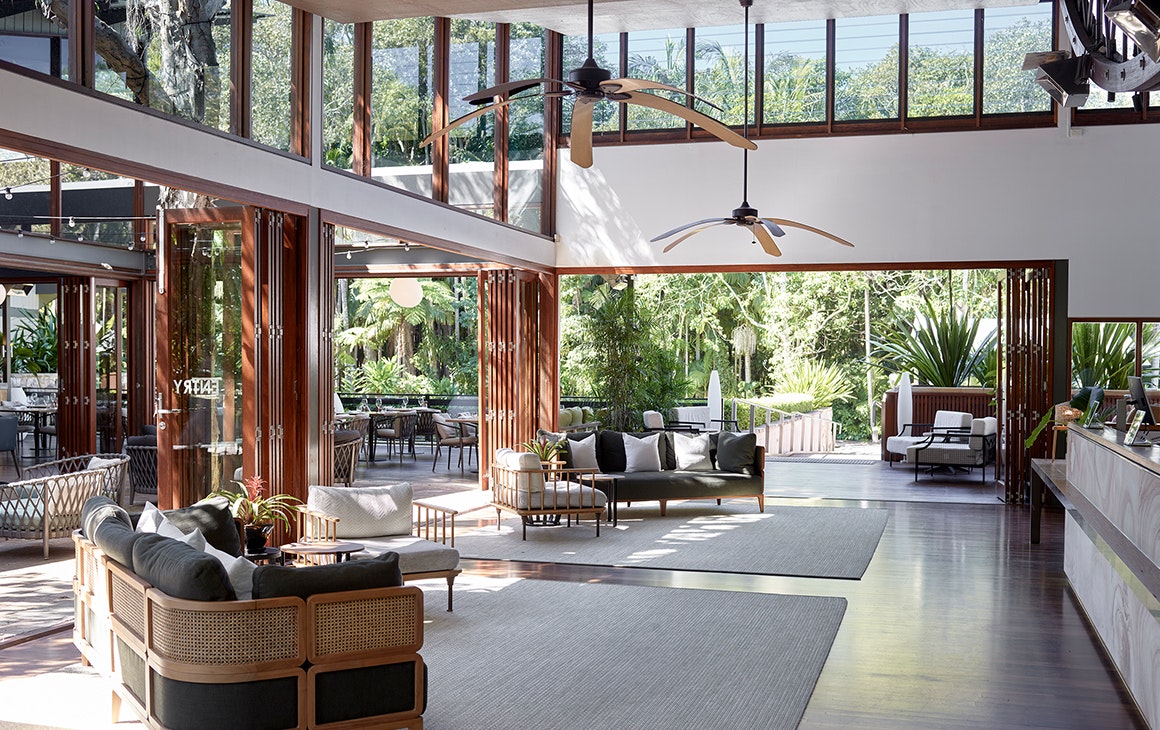 the interior of crystalbrook byron bay