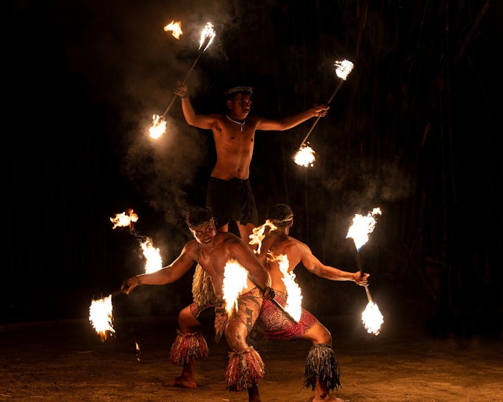 Cultural night in Fiji
