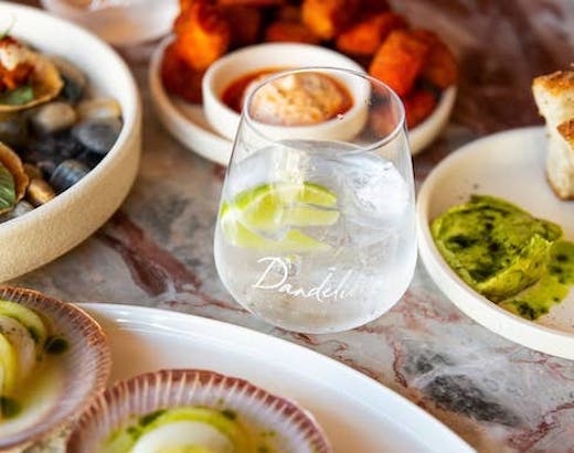 A G&T and nibbles from Dandelion in Karrinyup, Perth