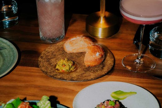 Gochujang sourdough with cocktails from Dojo Melbourne