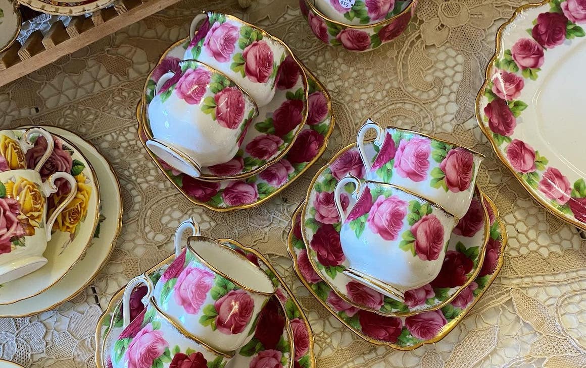 vintage tea set