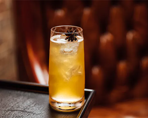a cocktail star anise