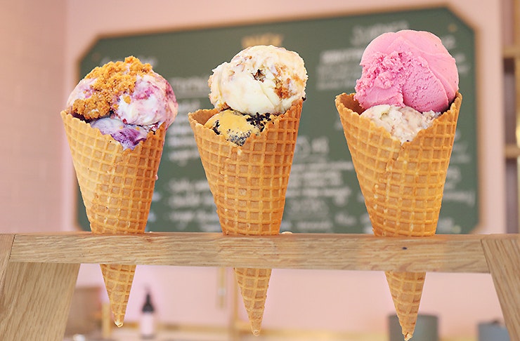 Ice cream from Duck Island Ice Cream