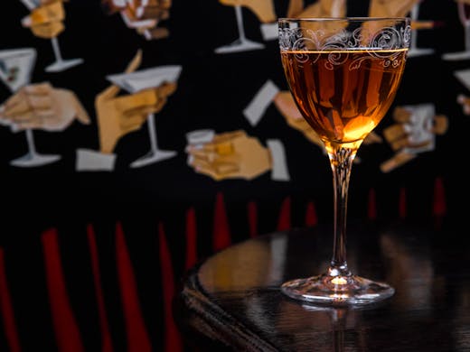 A cocktail from Eau de Vie Sydney