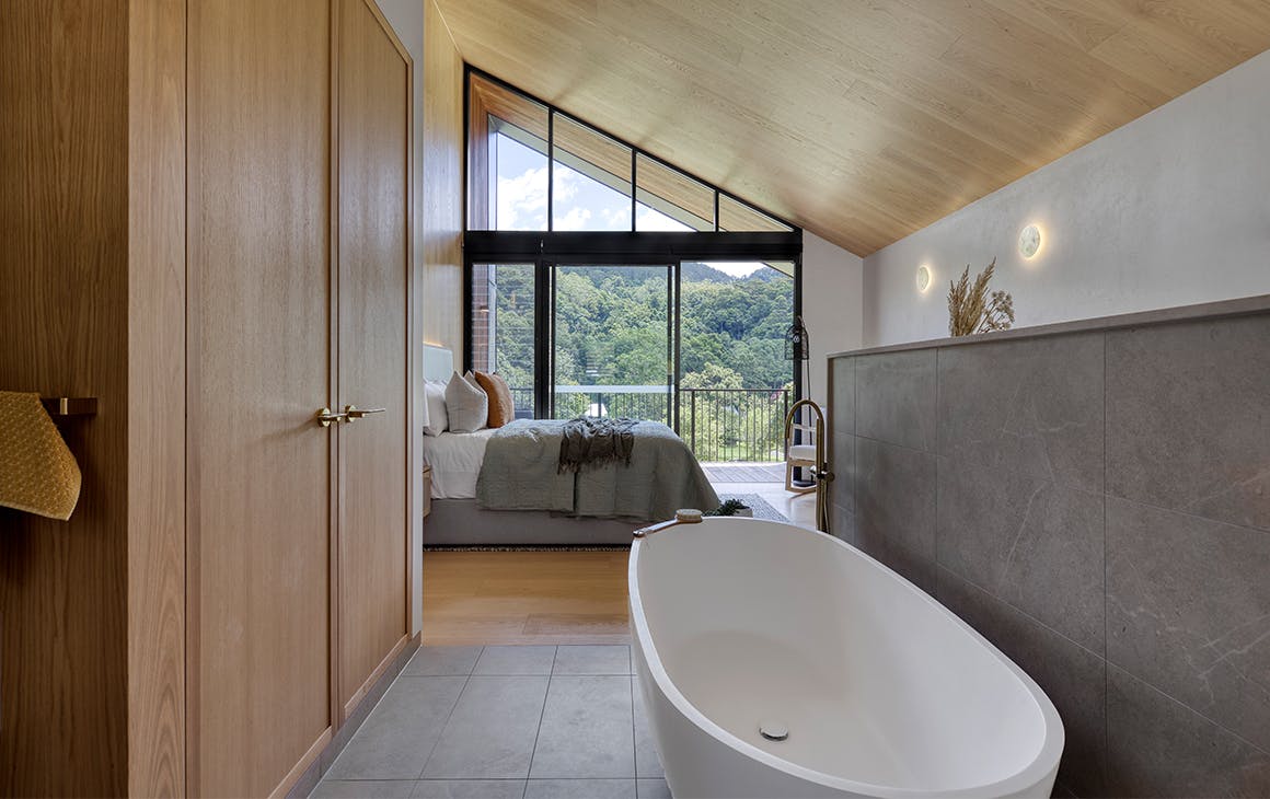 interior of a cabin at eden